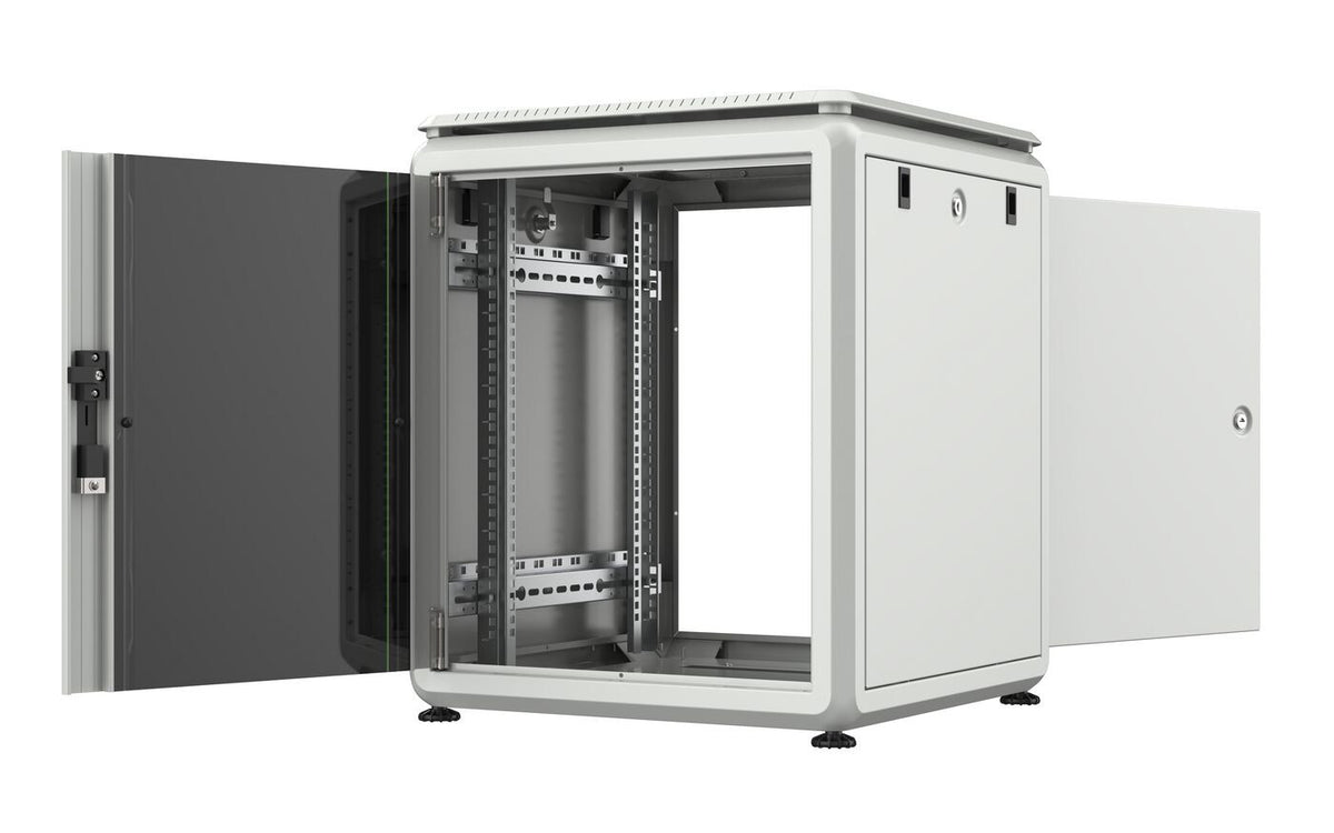 Lanview RDL12U66WH rack cabinet 12U Freestanding rack White