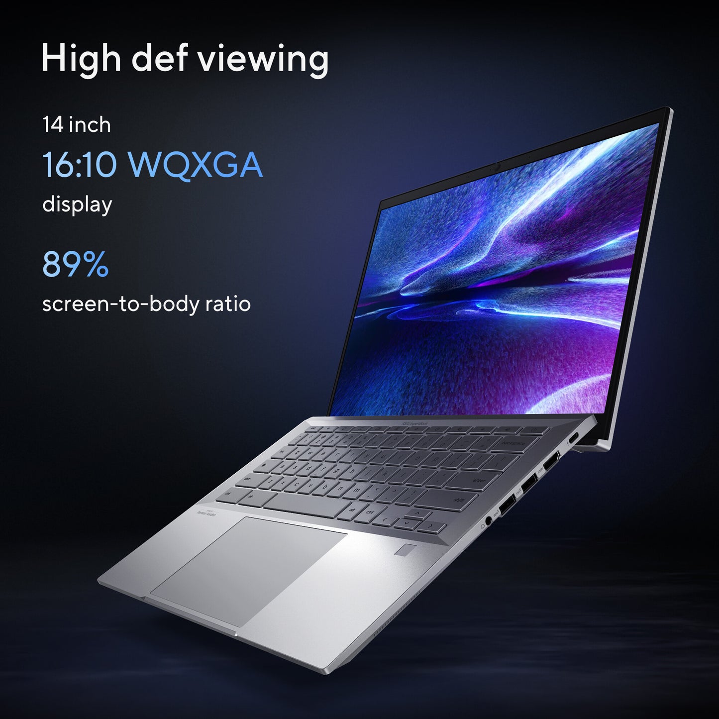 ASUS Chromebook Plus Enterprise CB54 Intel Core Ultra 5 115U 35.6 cm (14") Touchscreen WQXGA 8 GB LPDDR5x-SDRAM 256 GB SSD Wi-Fi 6E (802.11ax) ChromeOS Silver, UK