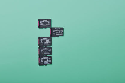 Kingston Technology 256GB microSDXC Canvas Select Plus Gen3 150MB/s A1 Card + Adapter