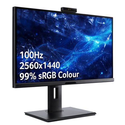 Acer B8 Vero B278UE 27" Quad HD 16:9 ZeroFrame IPS 100Hz 4ms Webcam USB-Hub Computer Monitor