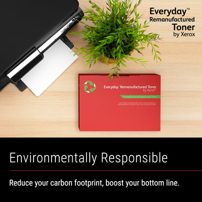 Everyday™ Cyan Remanufactured Toner by Xerox compatible with HP 410A (CF411A), Standard capacity