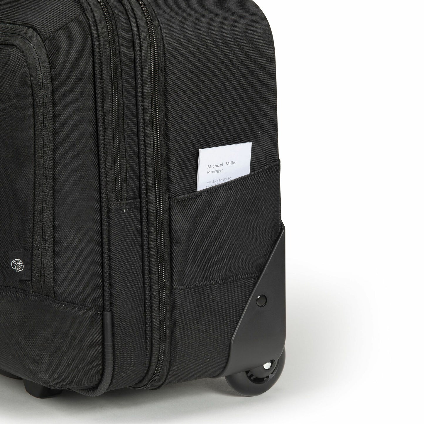 DICOTA D32043-RPET laptop case 43.9 cm (17.3") Trolley case Black
