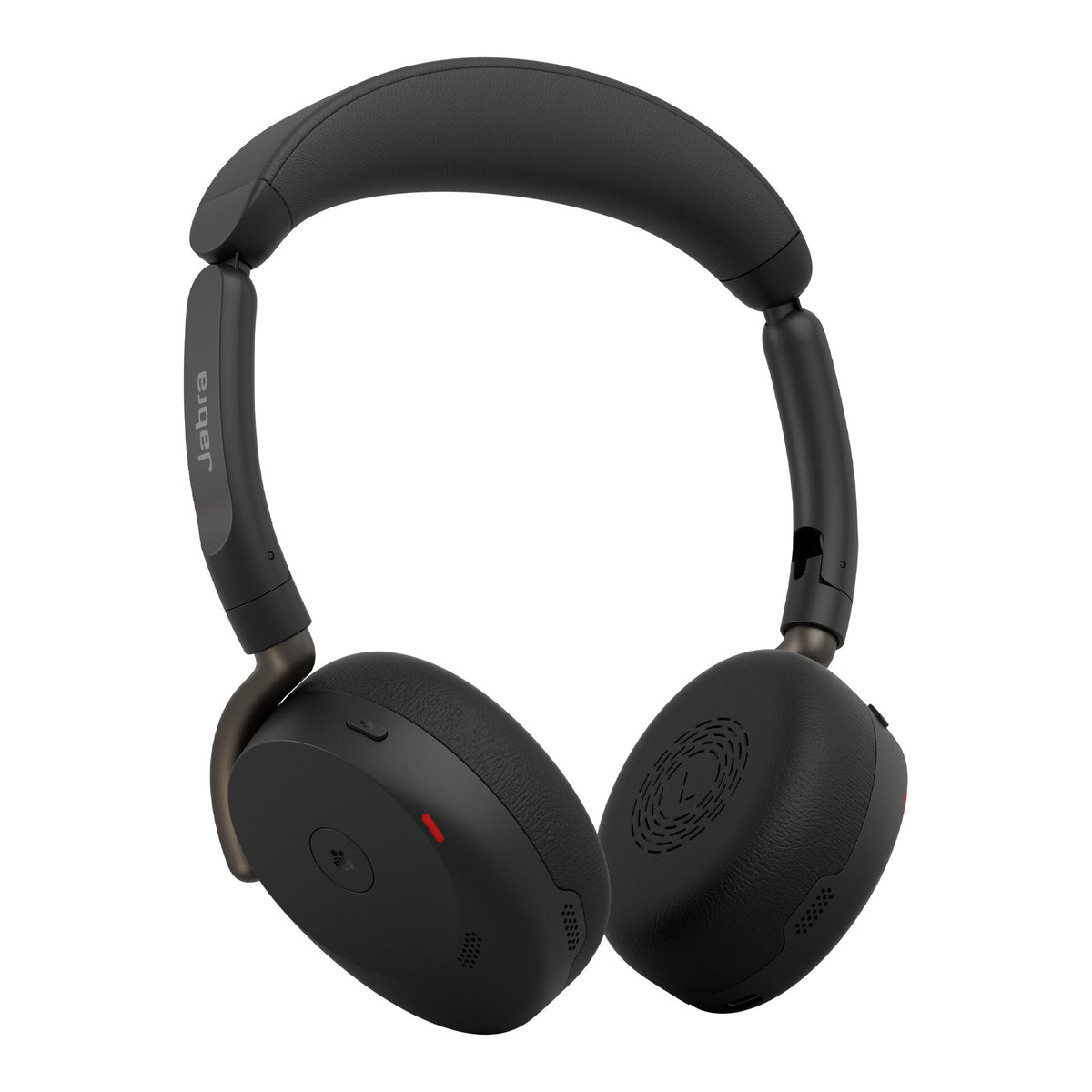 Jabra Evolve3 65 Flex MS - USB-C with Dongle headset, Head-band, Wireless connection, Built-in microphone, Office/Call center, black