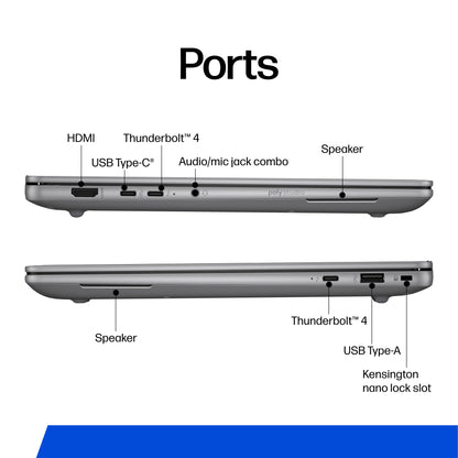HP ZBook Ultra G1a Copilot+ PC AMD Ryzen AI Max PRO 390 Mobile workstation 35.6 cm (14") WUXGA 32 GB LPDDR5x-SDRAM 1 TB SSD Wi-Fi 7 (802.11be) Windows 11 Pro AI Workstation, AI PC Silver