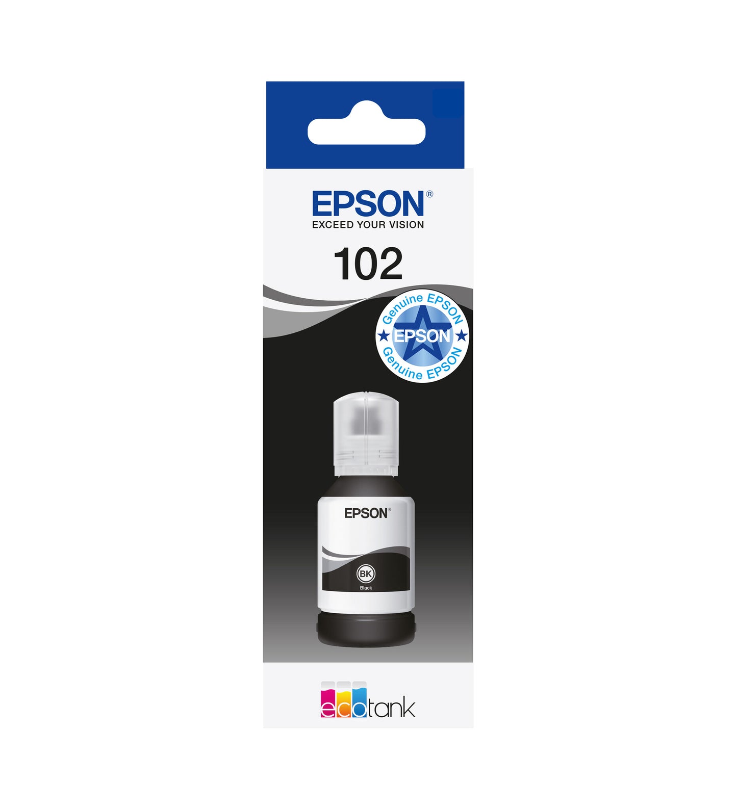 Epson 102 EcoTank Pigment Black ink bottle