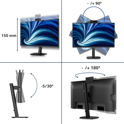 Philips 27B2N3500JH computer monitor 68.6 cm (27") 2560 x 1440 pixels Quad HD LCD Black
