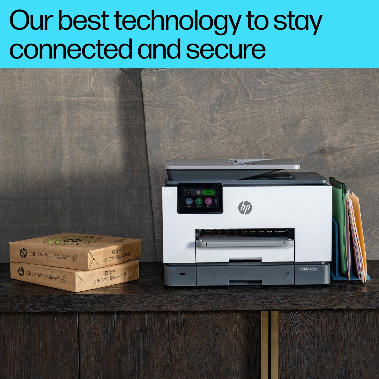 HP OfficeJet Pro 9132e Wireless All-in-One Color Printer, Instant Ink; Two-sided printing