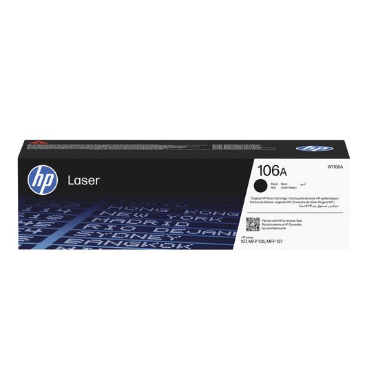 HP 106A Black Original Laser Toner Cartridge