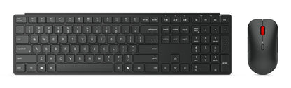 Lenovo 4X31S04814 keyboard Mouse included Office RF Wireless + Bluetooth German Black