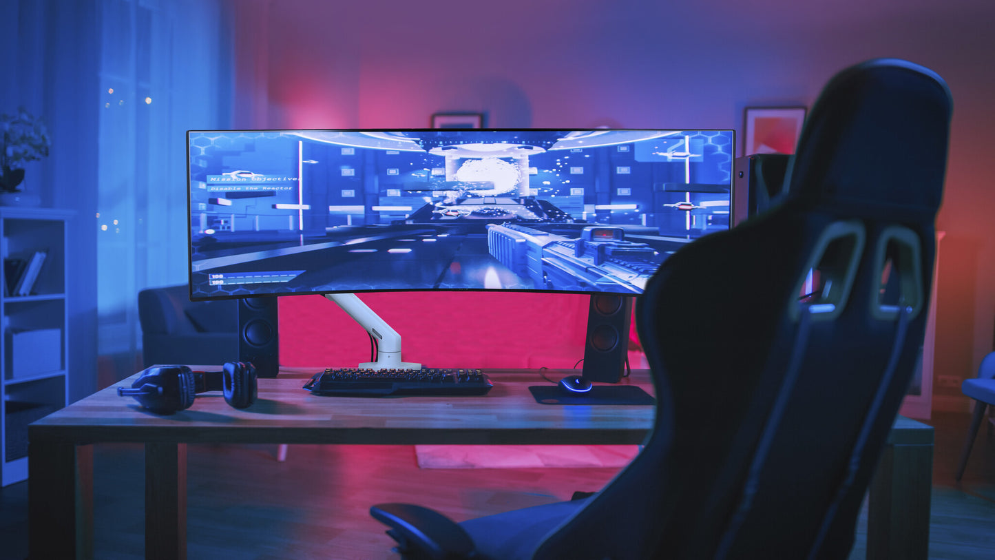 Ergotron HX Series 45-647-224 monitor mount / stand 124.5 cm (49") Desk Black