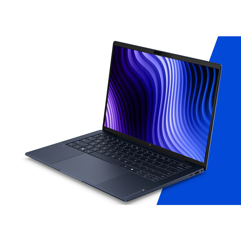HP EliteBook X G2q 14 inch Notebook Next Gen AI PC Wolf Pro Security Edition Copilot+ PC Laptop 35.6 cm (14") 3K 32 GB LPDDR5x-SDRAM 512 GB SSD Wi-Fi 7 (802.11be) Windows 11 Pro Blue