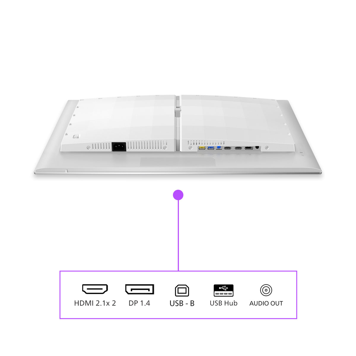 Philips Evnia 8000 27M2N8500/00 computer monitor 67.3 cm (26.5") 2560 x 1440 pixels Quad HD QD-OLED White