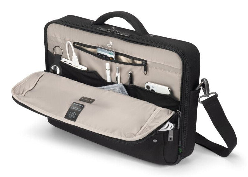 DICOTA D32165-RPET laptop case 40.6 cm (16") Briefcase Black