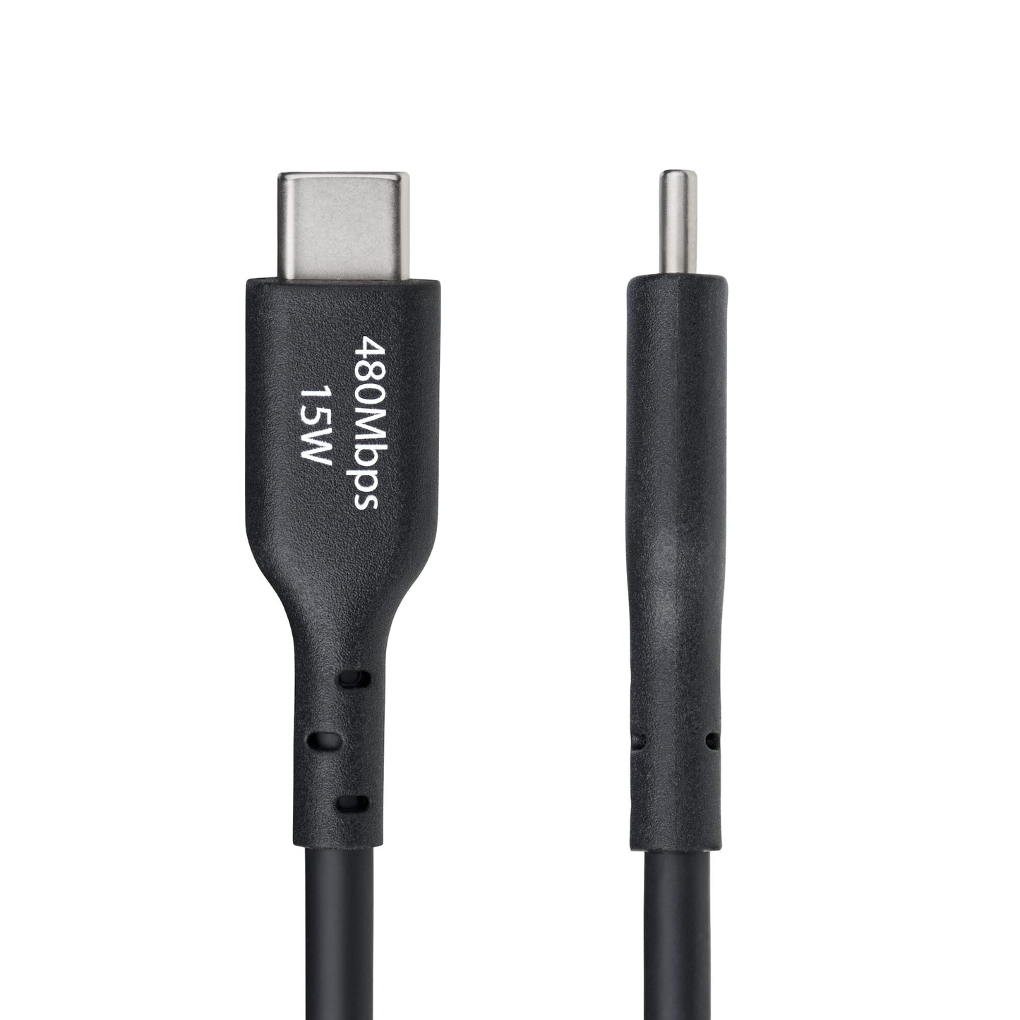 StarTech.com 3m (9.8ft) USB-A to USB-C Charging Cable, Charge & Sync, 3A, USB 2.0, TPE Jacket - Black USB Charging Cord