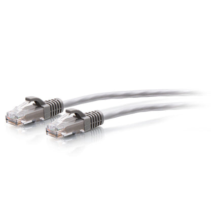 C2G 1ft (0.3m) Cat6a Snagless Unshielded (UTP) Slim Ethernet Patch Cable - Gray