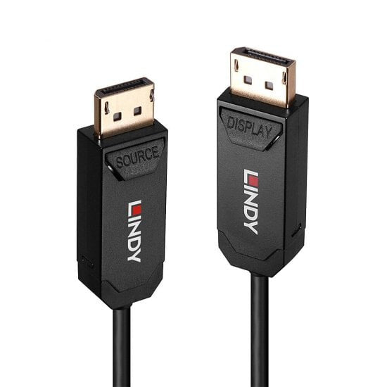 Lindy 50m Fibre Optic Hybrid DP 2.0 UBHR10 Cable