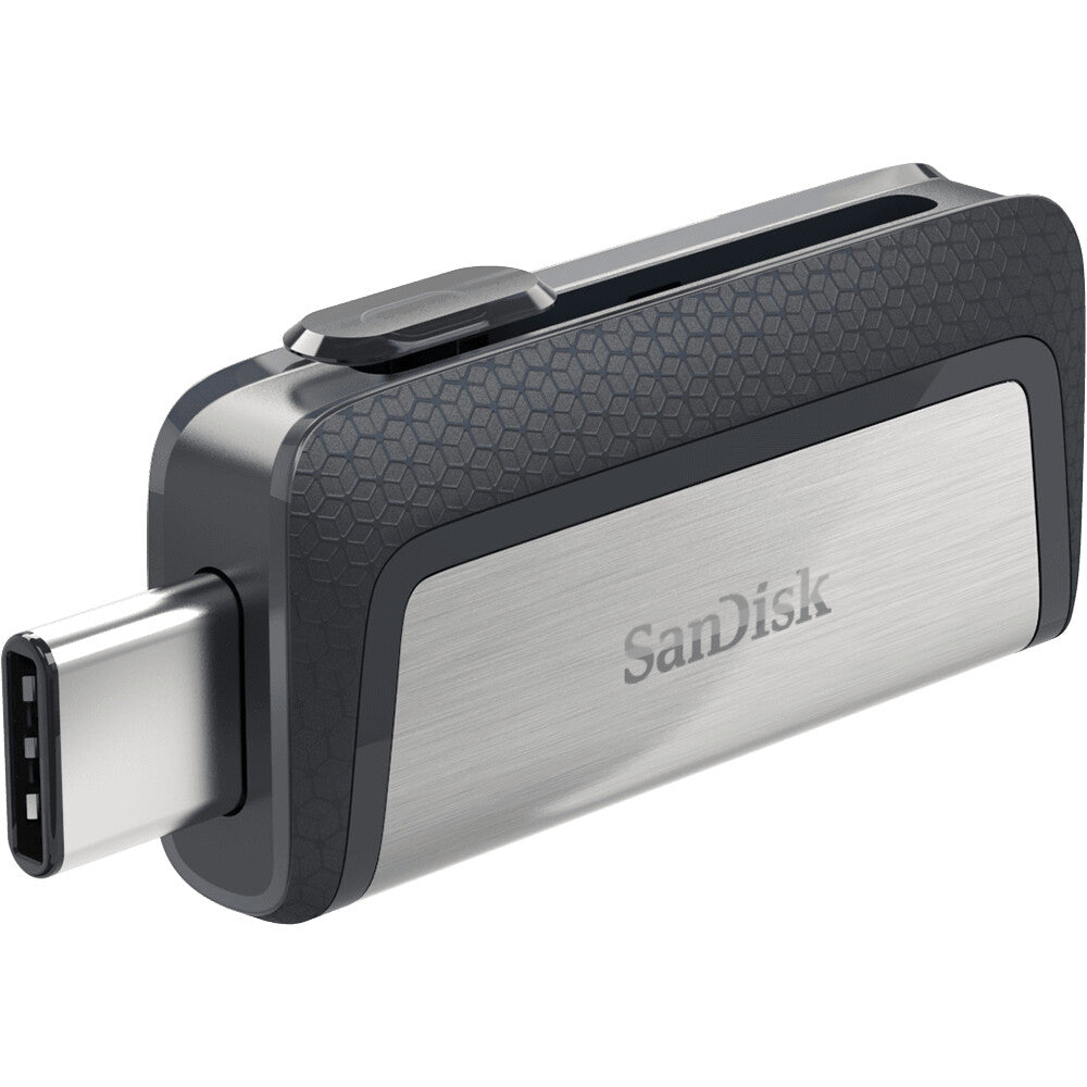 SanDisk Ultra Dual Drive USB Type-C USB flash drive 128 GB USB Type-A / USB Type-C 3.2 Gen 1 (3.1 Gen 1) Black, Silver