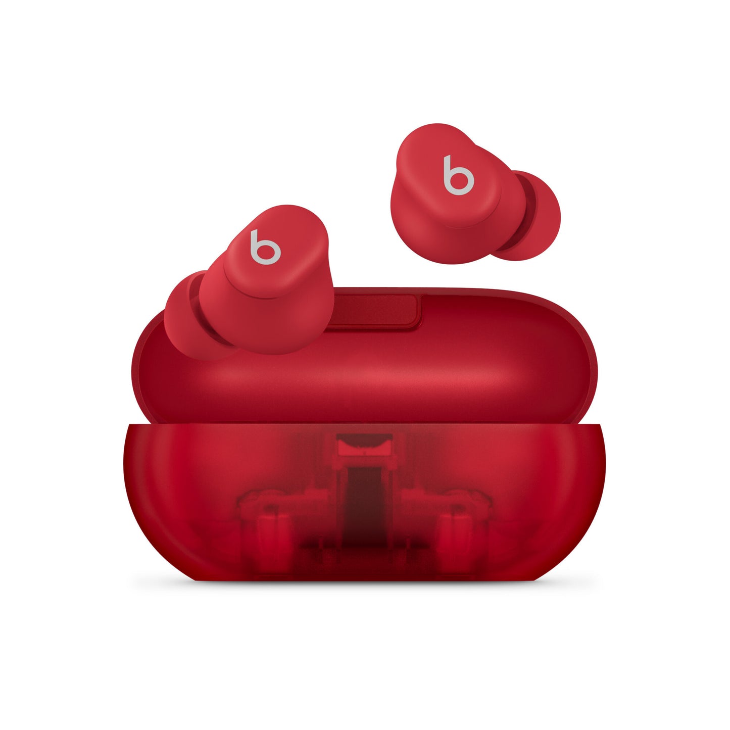 Apple Beats Solo Buds - True Wireless Earbuds - Transparent Red