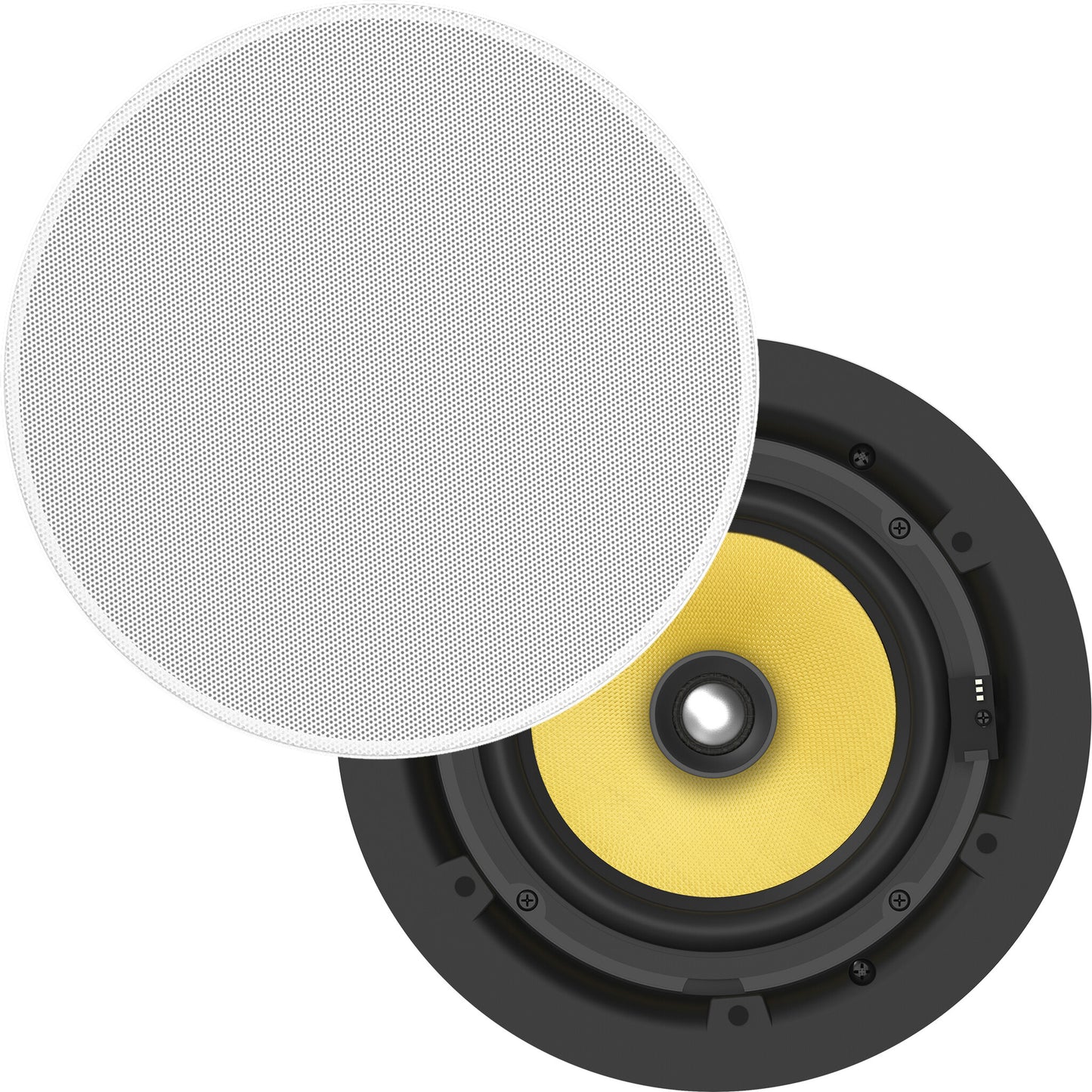 Vision CS-1900P car speaker Round 2-way 2 pc(s)