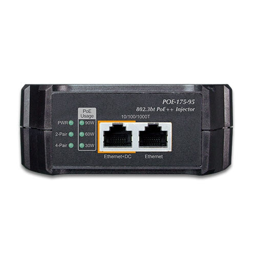 PLANET POE-175-95 network splitter Power over Ethernet (PoE) Black