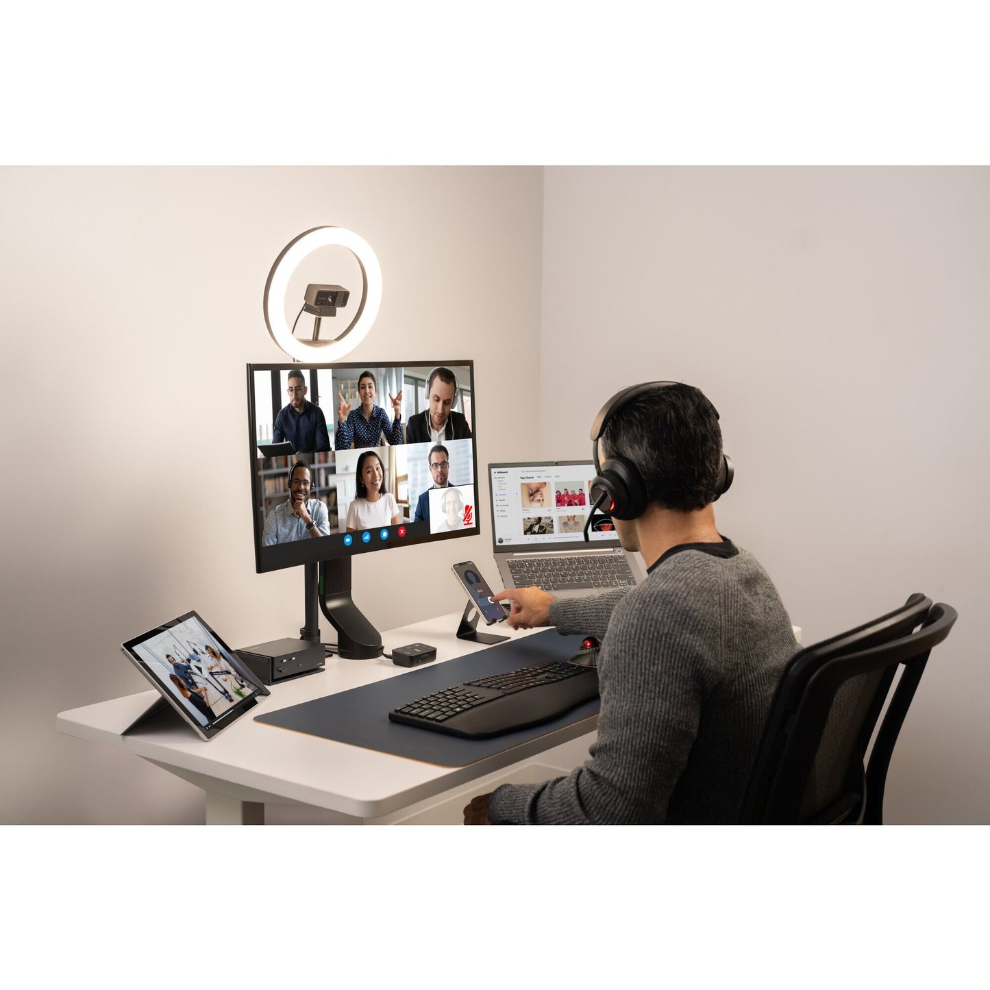 Kensington SmartFit Space-Saving Single Monitor Arm