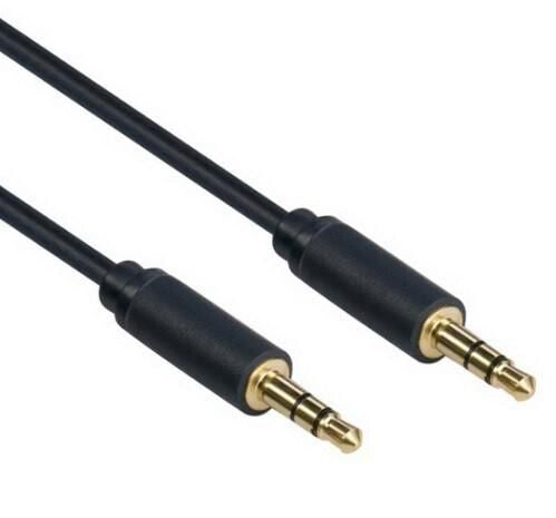 Mercodan 153211050 audio cable 5 m 3.5mm Black
