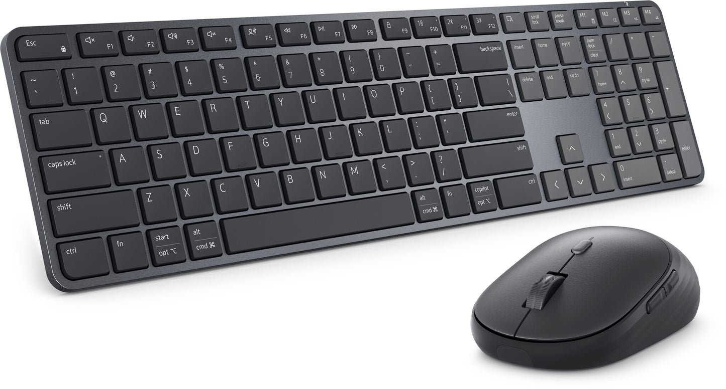 DELL Pro 7 Slim KM726 keyboard Mouse included Home/Office RF Wireless + Bluetooth Black