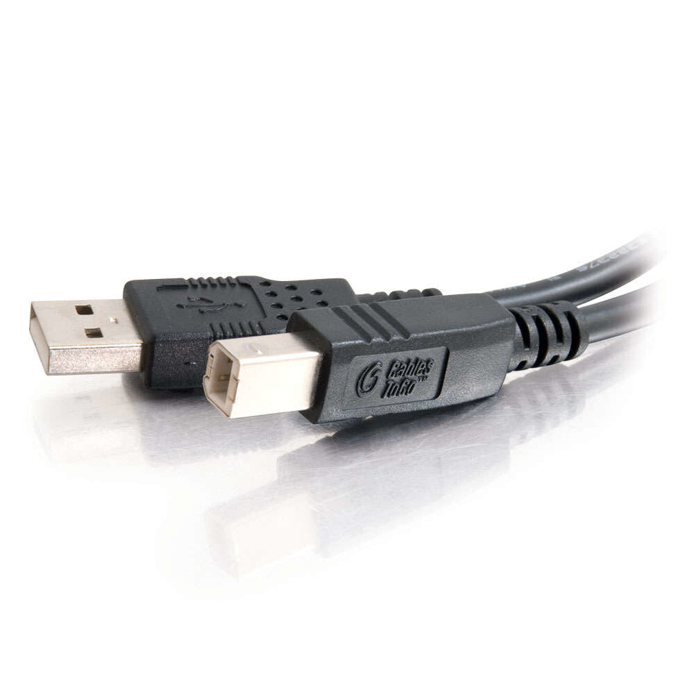 C2G 2m USB 2.0 A/B Cable - Black