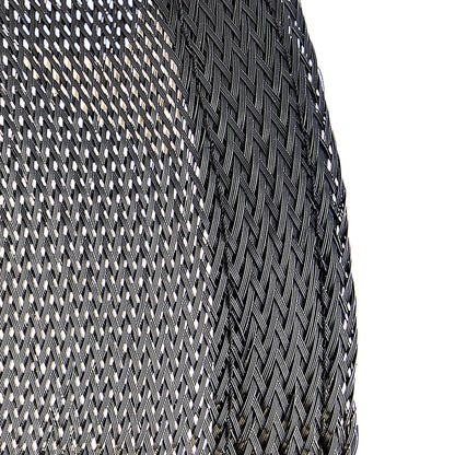 StarTech.com 10ft (3m) Cable Management Sleeve, Trimmable Heavy Duty Cable Wrap, 1.2" (3cm) Dia. Polyester Mesh Computer Cable Manager/Protector/Concealer, Black Cord Organizer/Hider