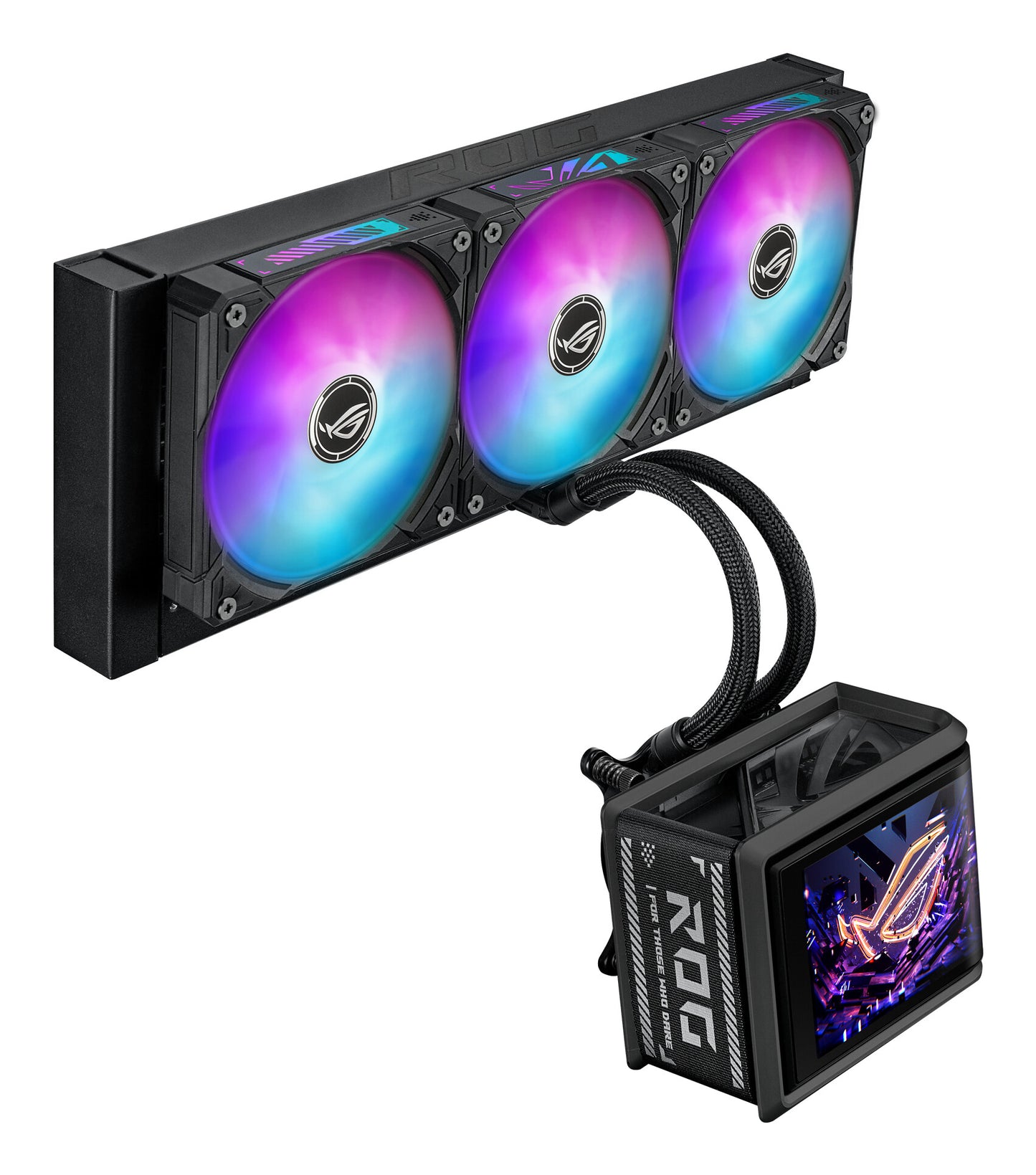 ASUS ROG Ryuo IV SLC 360 ARGB Processor All-in-one liquid cooler 12 cm Black