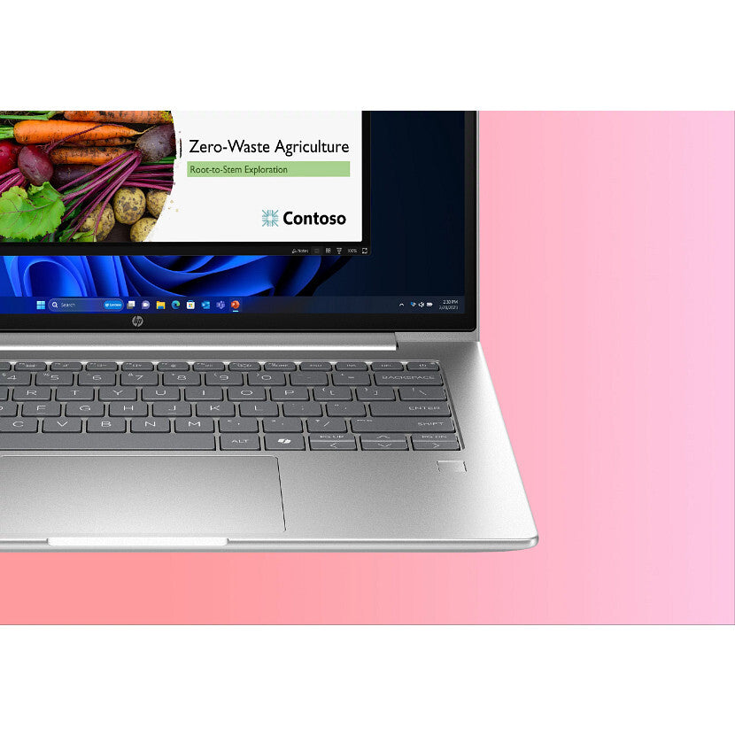 HP ProBook 4 G1iR Intel Core 5 120U Laptop 35.6 cm (14") WUXGA 16 GB DDR5-SDRAM 256 GB SSD Wi-Fi 6E (802.11ax) Windows 11 Pro Silver