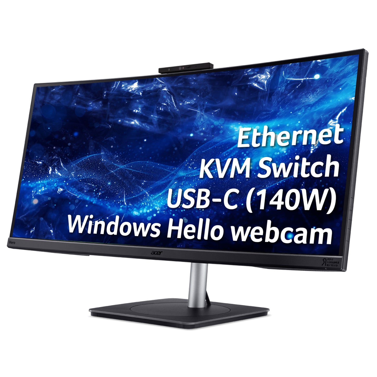 Acer CB3 Vero CB343CURDbemiiphcuzx Monitor computer monitor 86.4 cm (34") 3440 x 1440 pixels UltraWide Quad HD LED Black