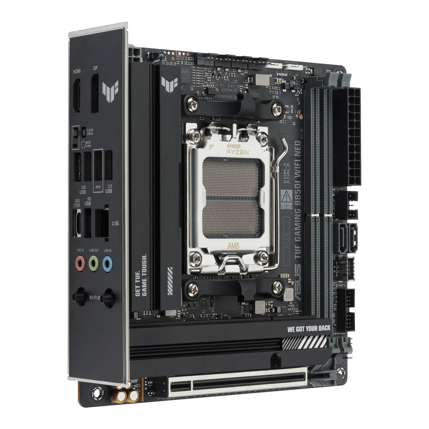 ASUS TUF GAMING B850I WIFI NEO AMD B850 Socket AM5 mini ITX