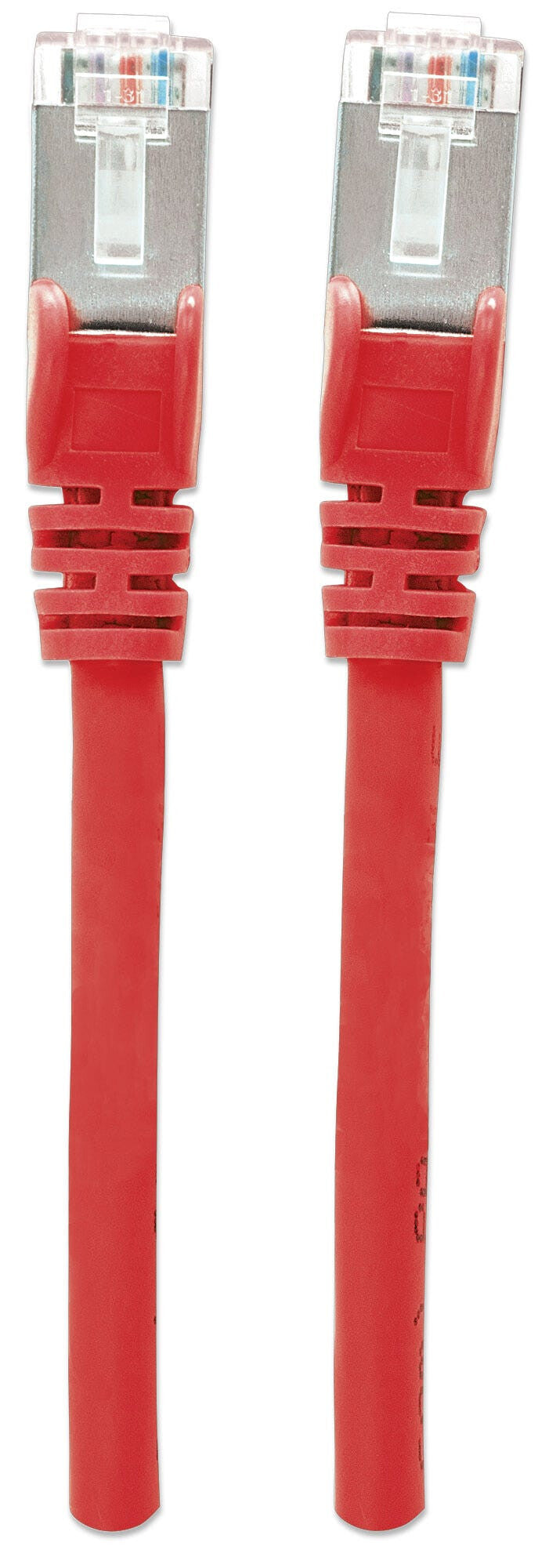 Intellinet Network Patch Cable, Cat6, 2m, Red, Copper, S/FTP, LSOH / LSZH, PVC, RJ45, Gold Plated Contacts, Snagless, Booted, Lifetime Warranty