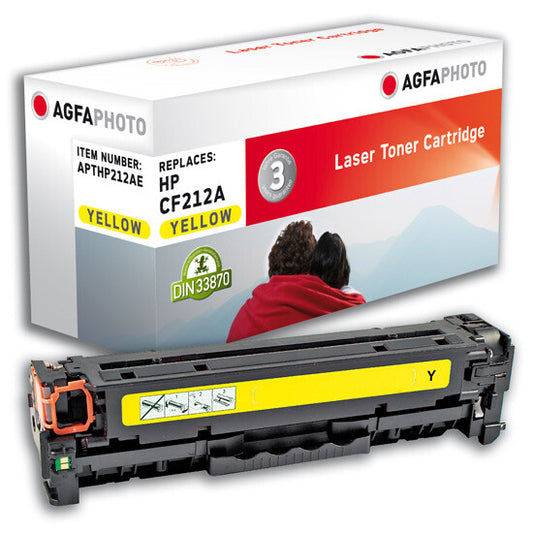 AgfaPhoto APTHP212AE toner cartridge 1 pc(s) Yellow