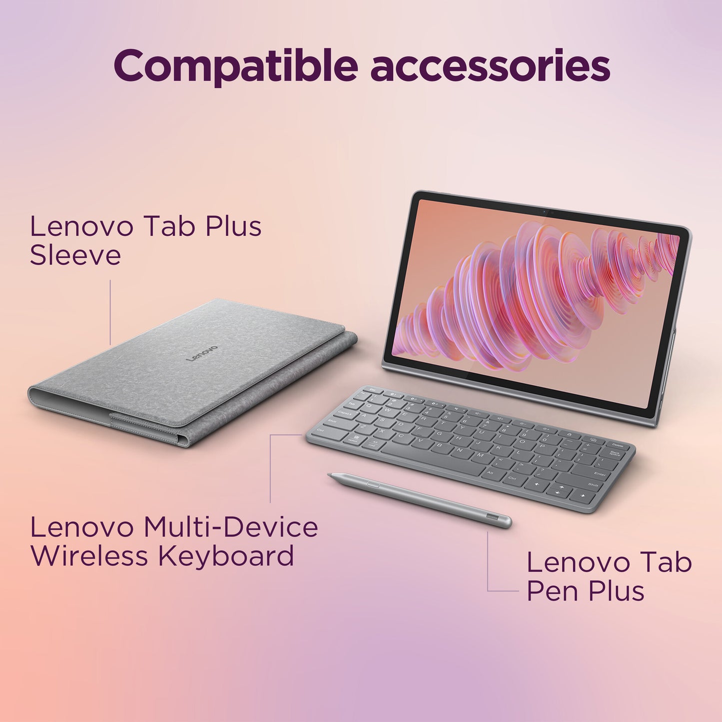 Lenovo Tab Plus Mediatek 256 GB 29.2 cm (11.5") 8 GB Wi-Fi 5 (802.11ac) Android 14 Grey