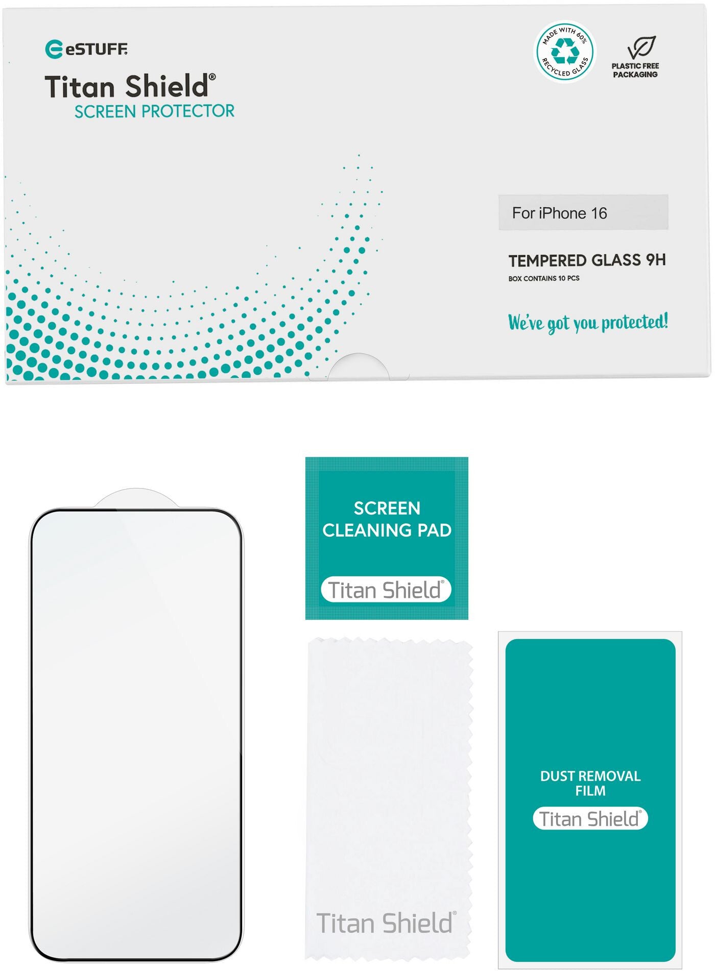 eSTUFF ES501433-10BULK mobile phone screen/back protector