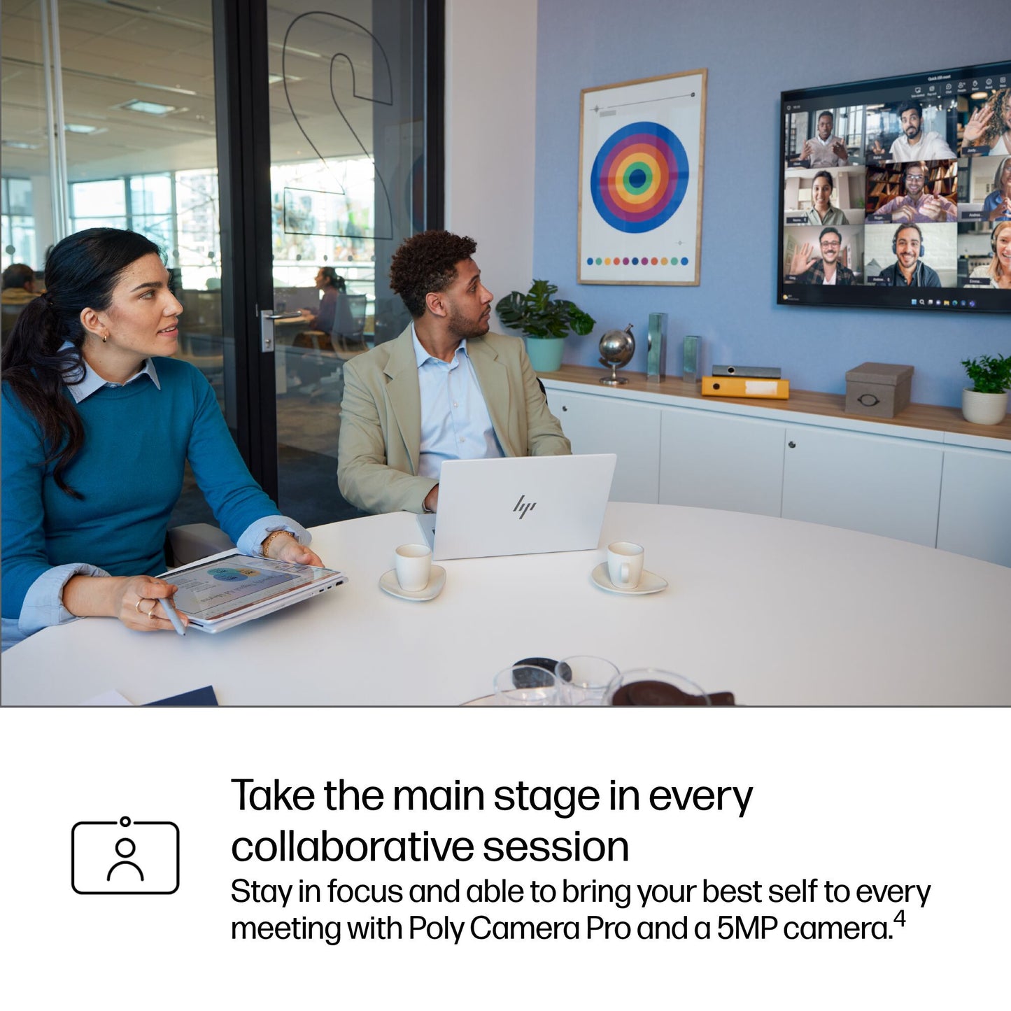 HP EliteBook X Flip G1i Next Gen AI PC Wolf Pro Security Edition Copilot+ PC Intel Core Ultra 7 258V Hybrid (2-in-1) 35.6 cm (14") Touchscreen WUXGA 32 GB LPDDR5x-SDRAM 1 TB SSD Wi-Fi 7 (802.11be) Windows 11 Pro Silver