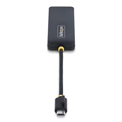 StarTech.com 4-Port USB-C Hub, 5Gbps, USB-C to 4x USB-A, Bus Powered, Small Travel Mini Hub, Multi-Port USB 3.0 Splitter, Portable Hub, Overcurrent Protection