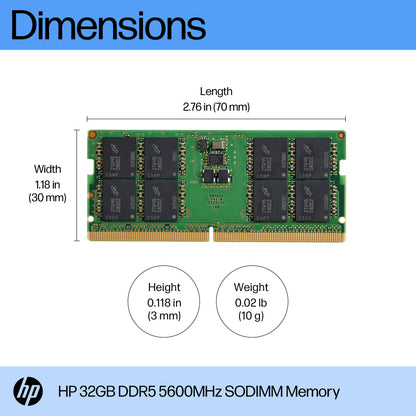 HP 32GB DDR5 5600 SODIMM Memory