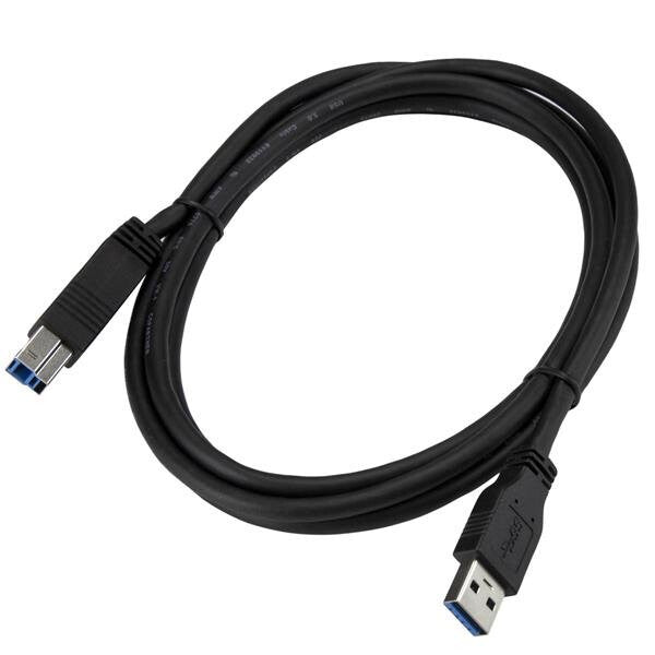 StarTech.com 2m (6 ft) Certified SuperSpeed USB 3.0 A to B Cable - M/M