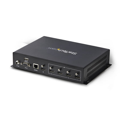 StarTech.com 2x2 HDMI Video Wall Controller - 4K 60Hz HDMI 2.0 Video Input to 4x 1080p Output - Video Wall Processor for Multi Screen Display - Video Wall Splitter - RS232/Ethernet Control