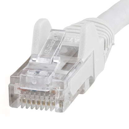 StarTech.com 50ft CAT6 Cable - White CAT6 Ethernet Cable - Gigabit Ethernet Wire - 250MHz 100W PoE RJ45 UTP CAT 6 Network/Patch Cord Snagless - Individually Tested