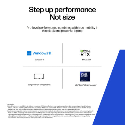 HP ZBook 8 G1i 16 inch Mobile Workstation PC Wolf Pro Security Edition - Data Science Intel Core Ultra 9 285H 40.6 cm (16") WQXGA 32 GB DDR5-SDRAM 1 TB SSD NVIDIA RTX 500 Ada Wi-Fi 7 (802.11be) Windows 11 Pro AI Workstation, AI PC Silver