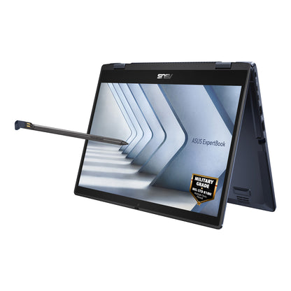 ASUS ExpertBook B3 Flip B3402FV-EC515XA Intel Core 5 120U Hybrid (2-in-1) 35.6 cm (14") Touchscreen Full HD 16 GB DDR4-SDRAM 512 GB SSD Wi-Fi 6E (802.11ax) Windows 11 Pro Education Black