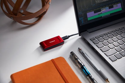 Kingston Technology 2TB XS1000 Red External USB 3.2 Gen 2 Portable Solid State Drive