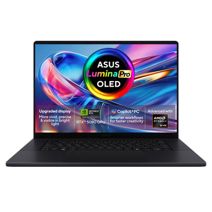 ASUS ProArt P16 H7606WX-SE001W Copilot+ PC Laptop 40.6 cm (16") Touchscreen WQUXGA 64 GB LPDDR5x-SDRAM 4 TB SSD NVIDIA GeForce RTX 5090 Wi-Fi 7 (802.11be) Windows 11 Home Black