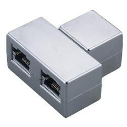 Microconnect MPK402-METALLIZED cable gender changer RJ45 2x RJ45 Metallic