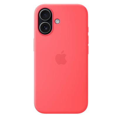 Apple iPhone 17 Silicone Case with MagSafe – Bright Guava