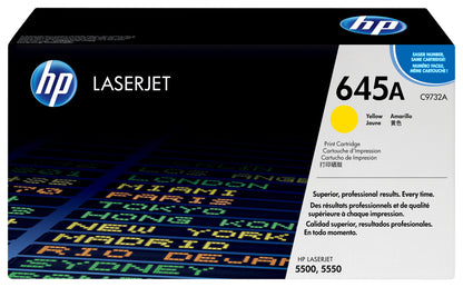 HP 645A Yellow Original LaserJet Toner Cartridge